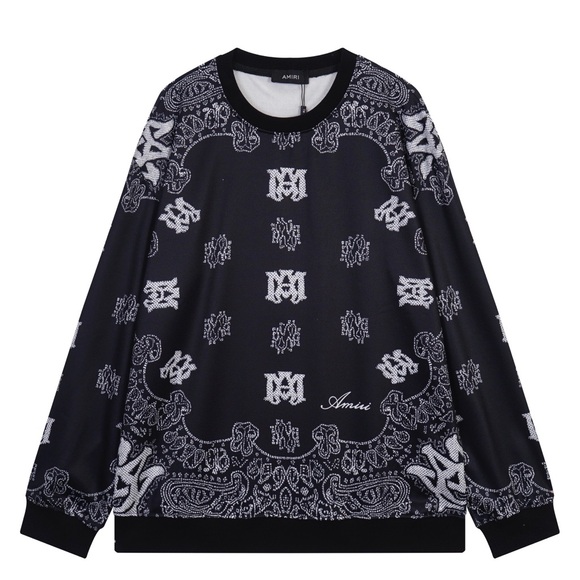 AMIRI Other - AMIRI Black and White Patterned Sweater
